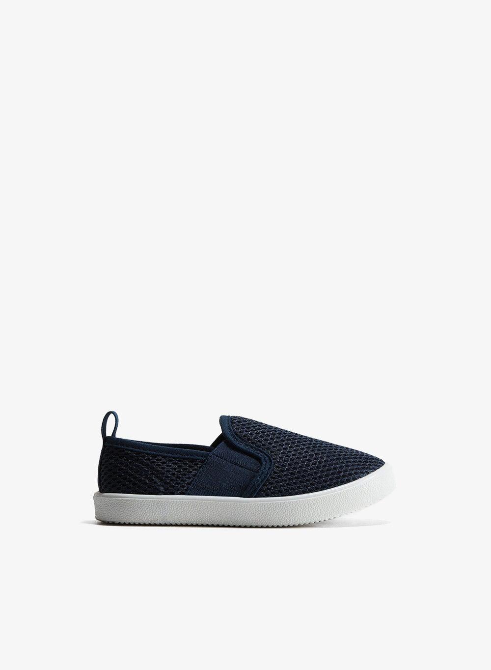 Dark Blue Mesh Slip-On Trainers Cellfit™ Comfort - Image 1