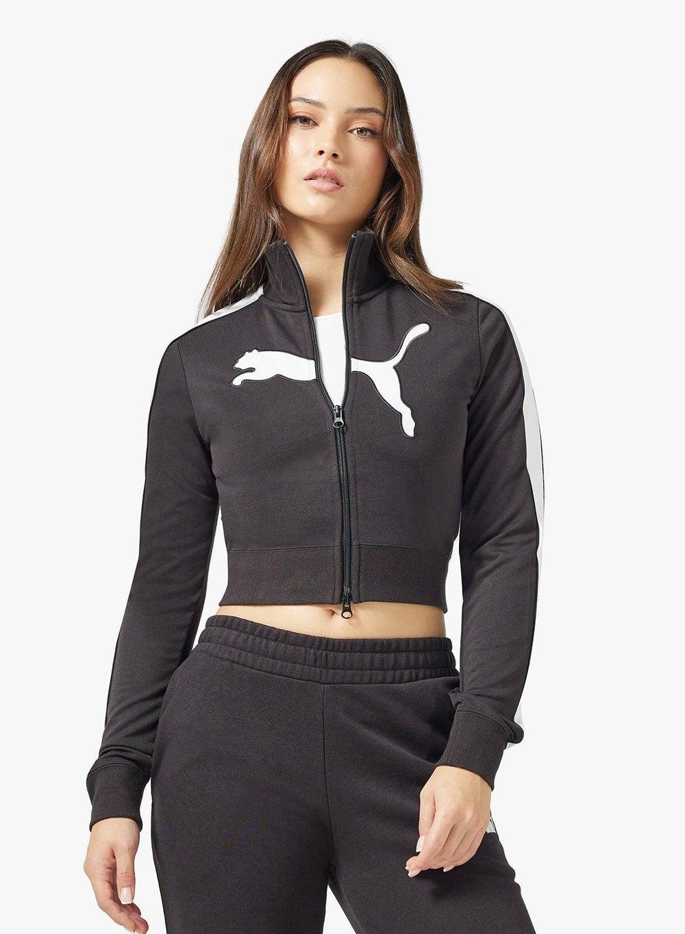 Future Archive T7 Cropped Track Jacket Black - Image 1