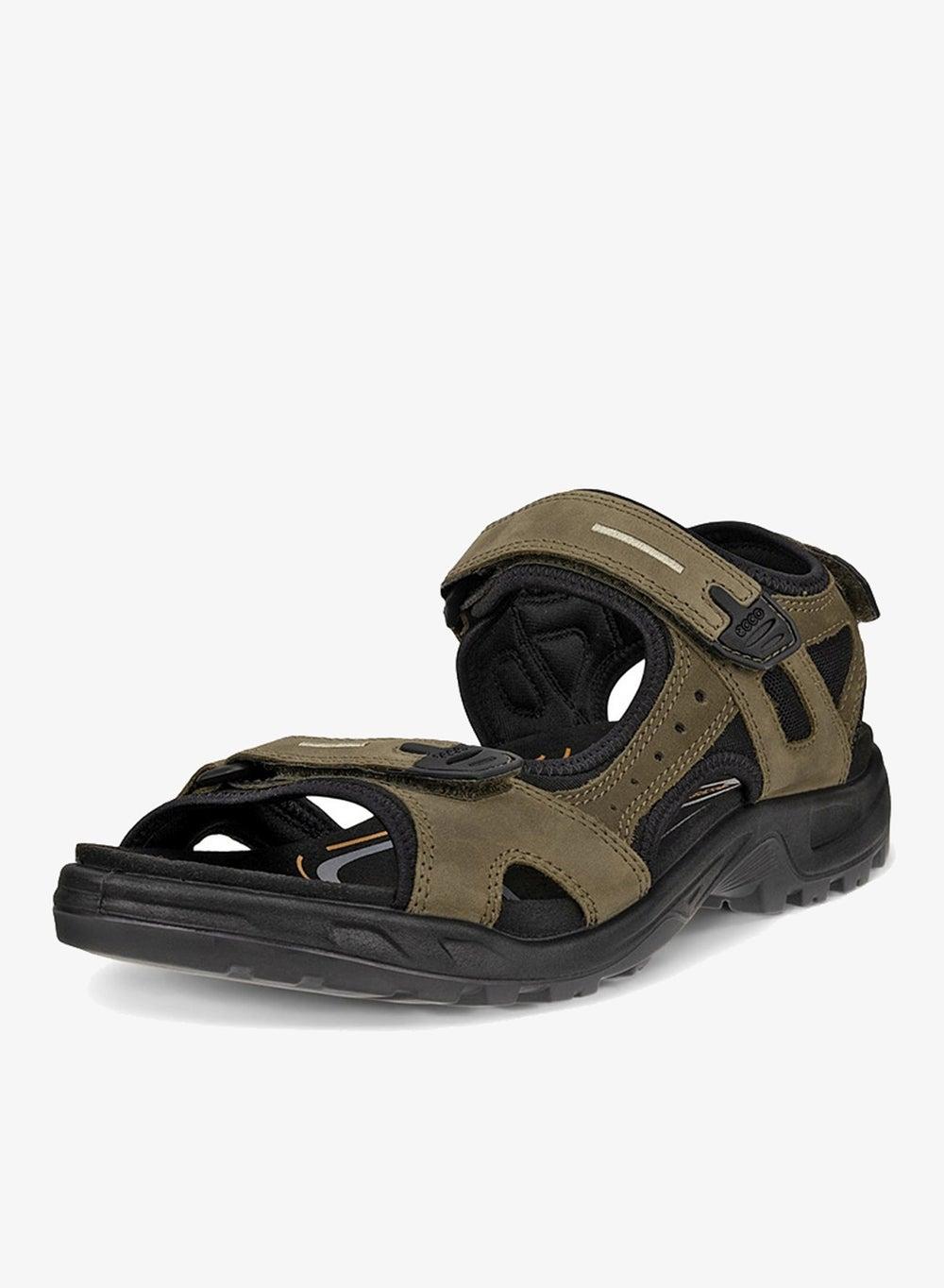 ECCO Offroad Tarmac Nubuck Performance Sandal Green - Image 1