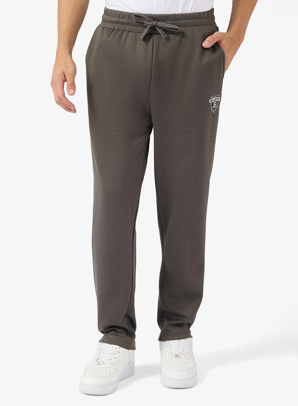 Relaxed Fit Emblem Joggers T626Dg Grey - Image 1