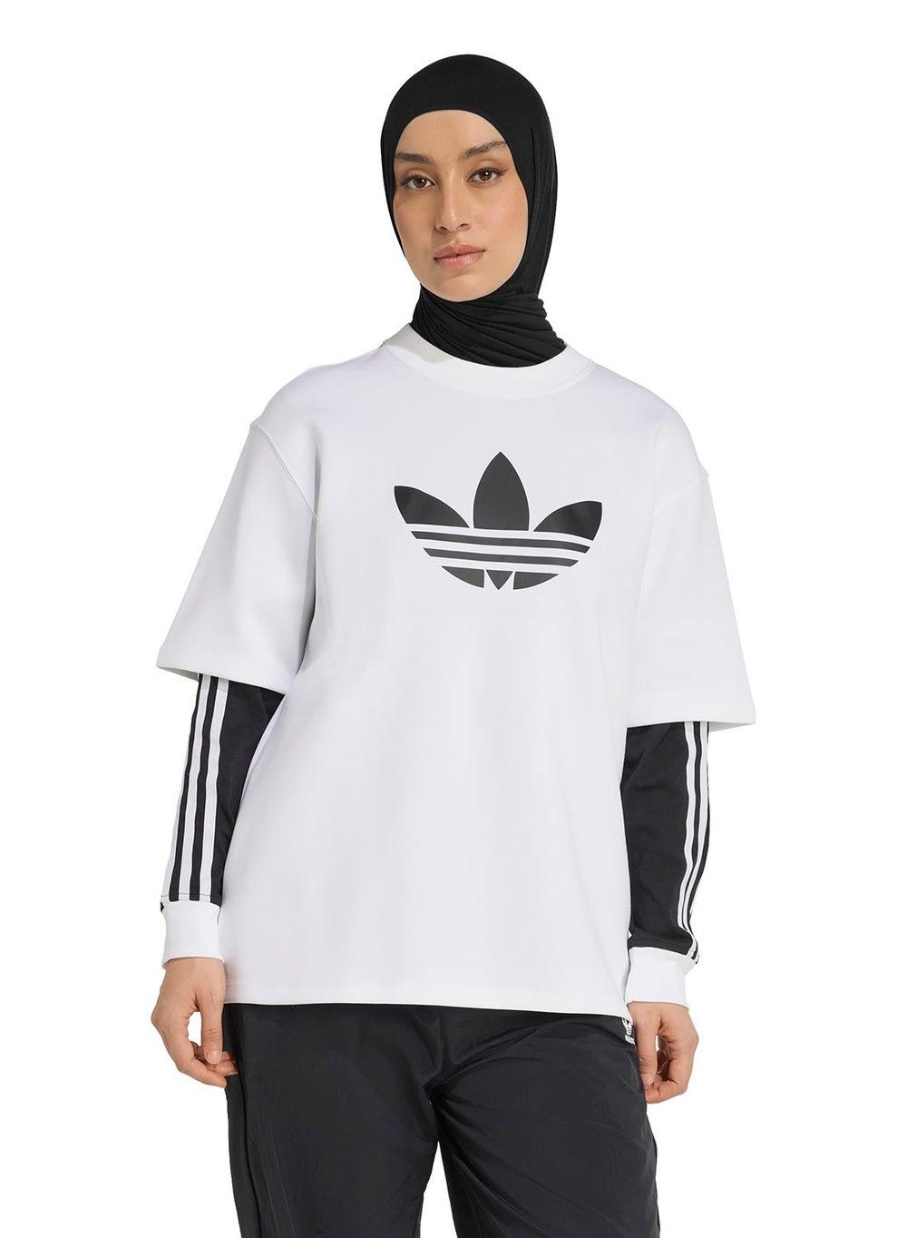 Adicolor Spacer Oversized Trefoil T-Shirt Jv7226 - Image 1