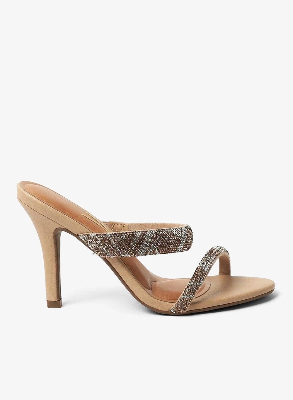 Beige Block Heel Sandals – Everyday Elegance for Women - Image 1
