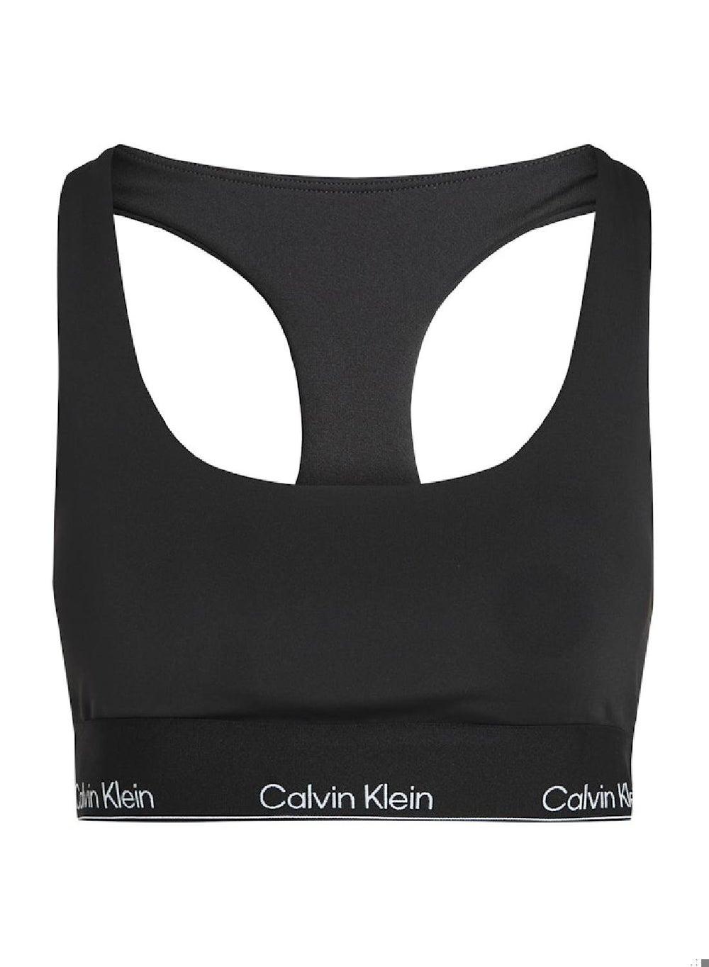 CK Sport Medium Impact Sports Bra UB1 Black - Image 1
