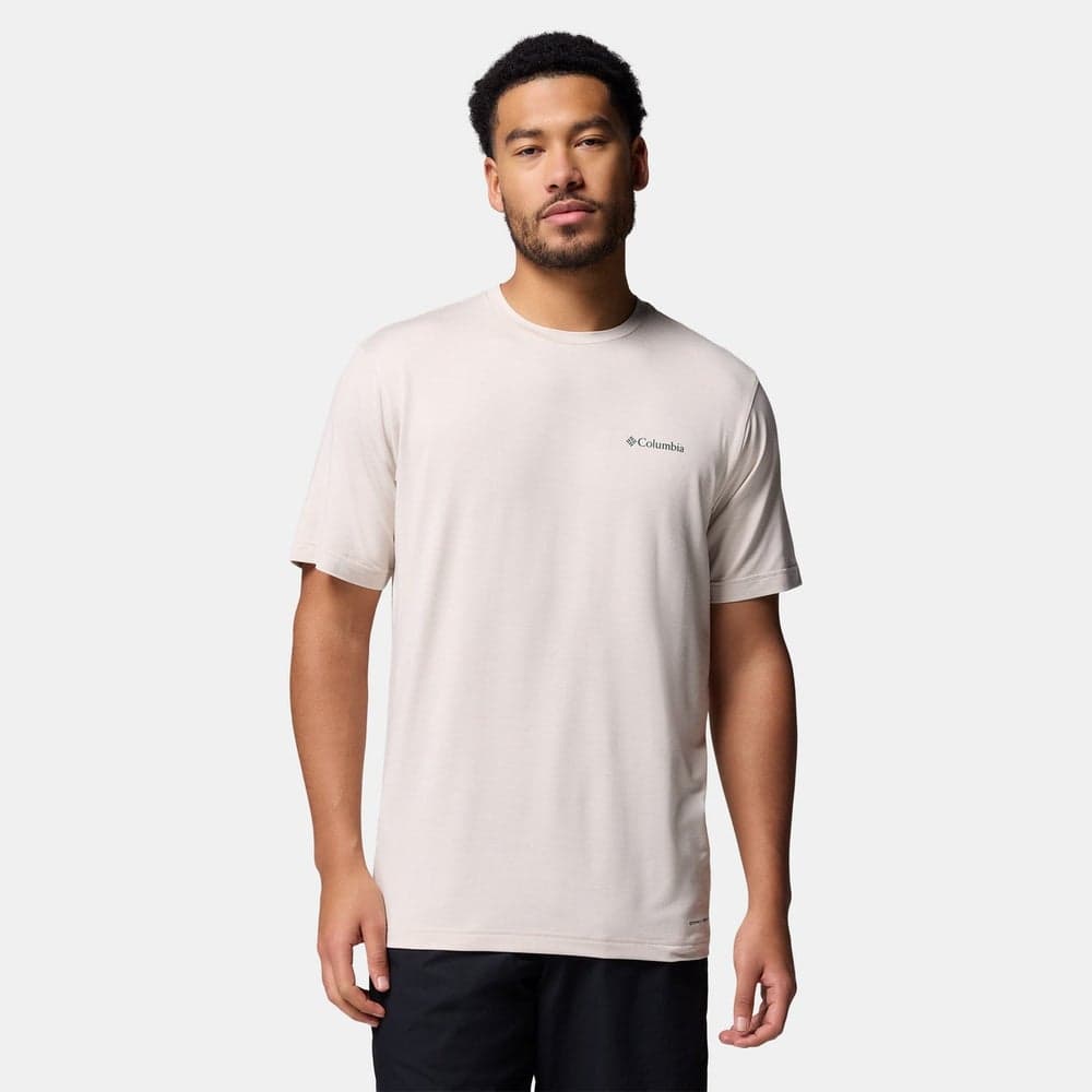 Columbia Kwick Hiking T-Shirt UPF50 Beige - Image 1