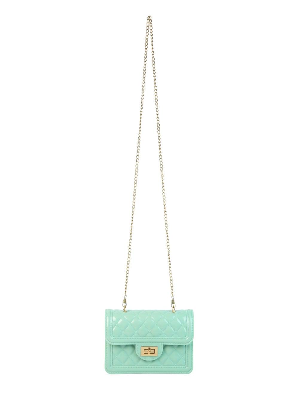 Mint Jelly Quilted Sling Bag BG5395 - Image 1