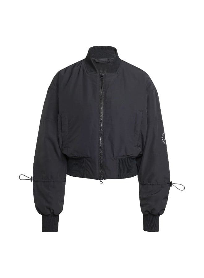adidas by Stella McCartney Cropped Woven Bomber Jacket - Image 1