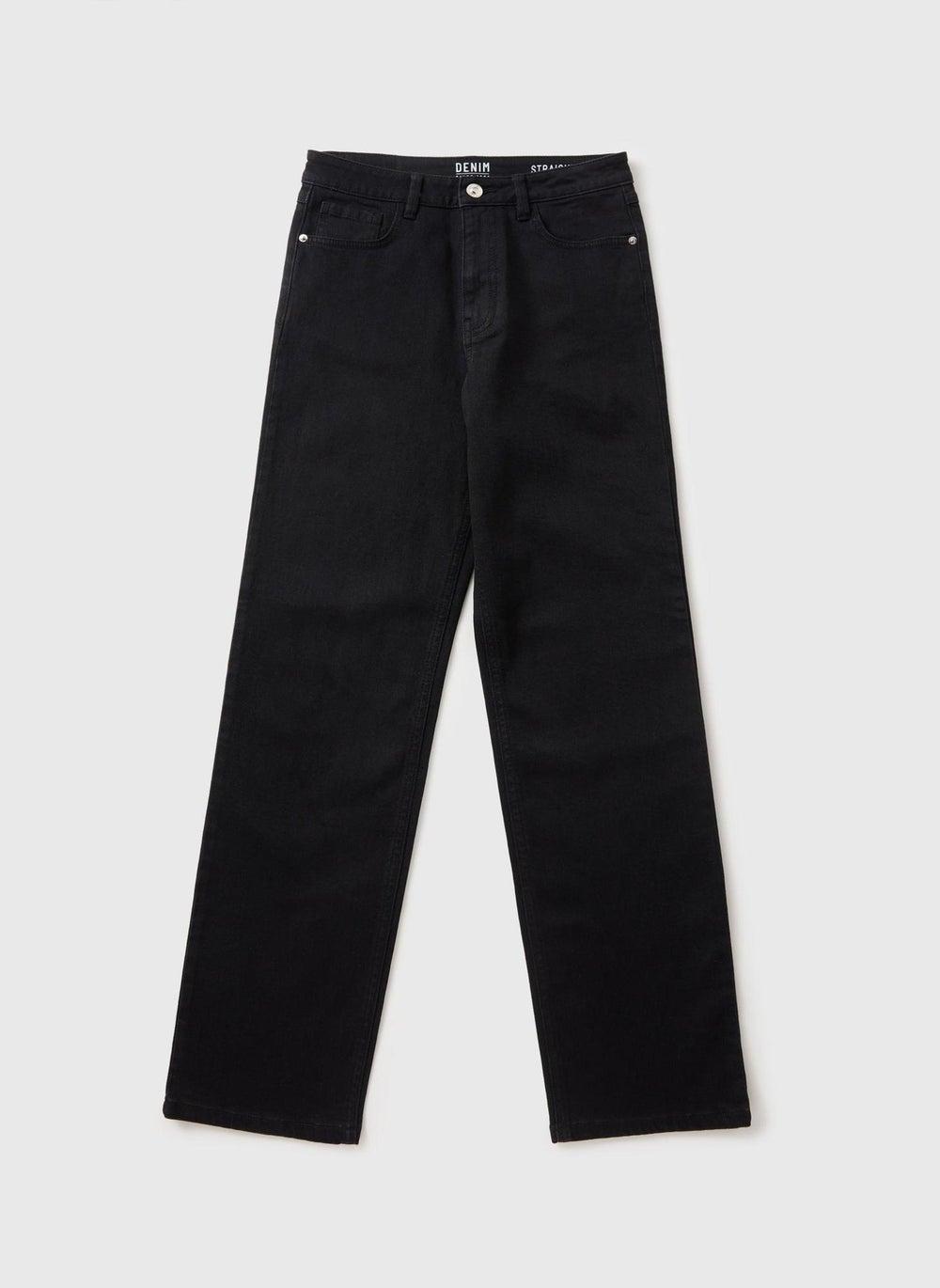 Black Bootcut Jeans in Premium Stretch Denim - Image 1