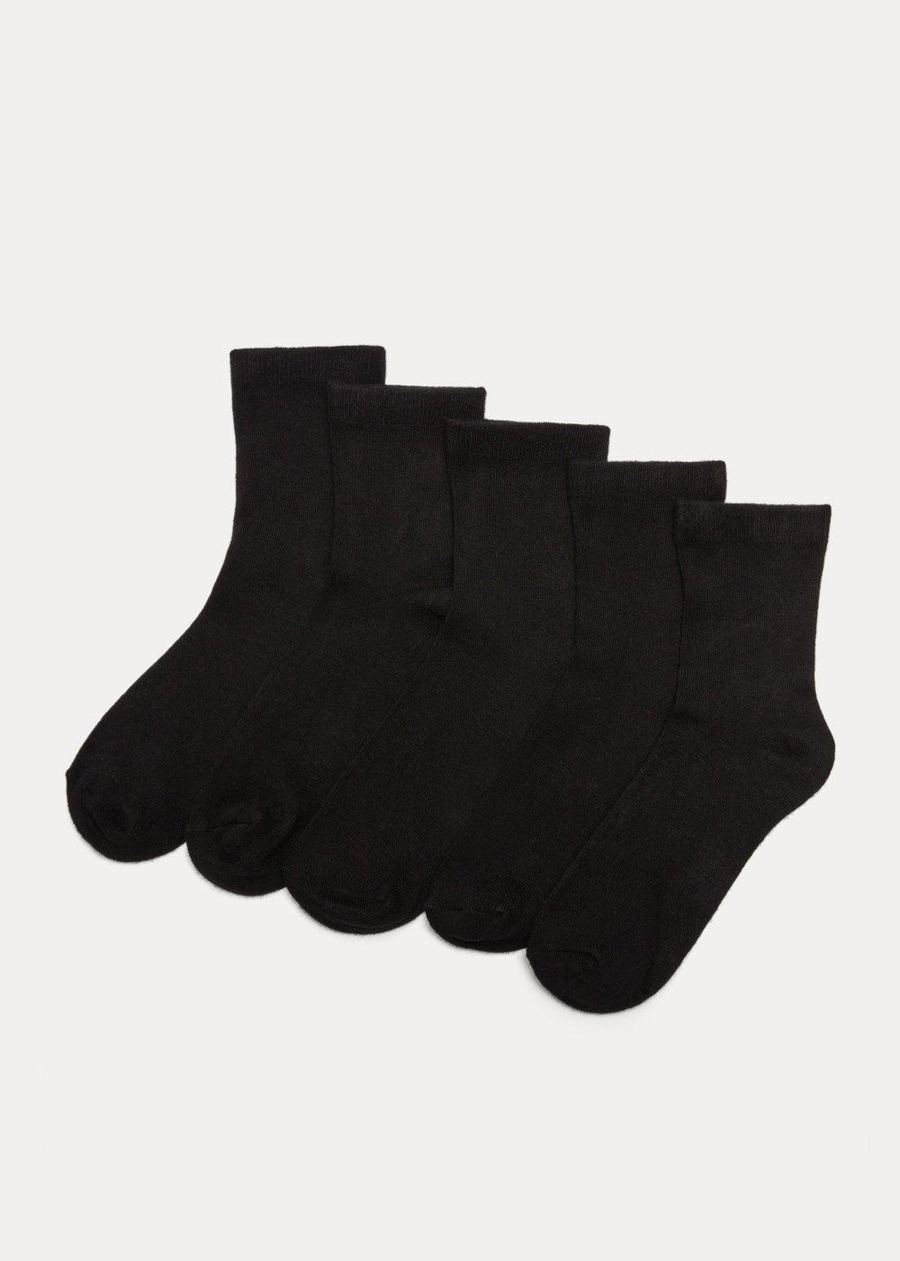 5 Pack Bamboo Soft Touch Ankle Socks - Image 1