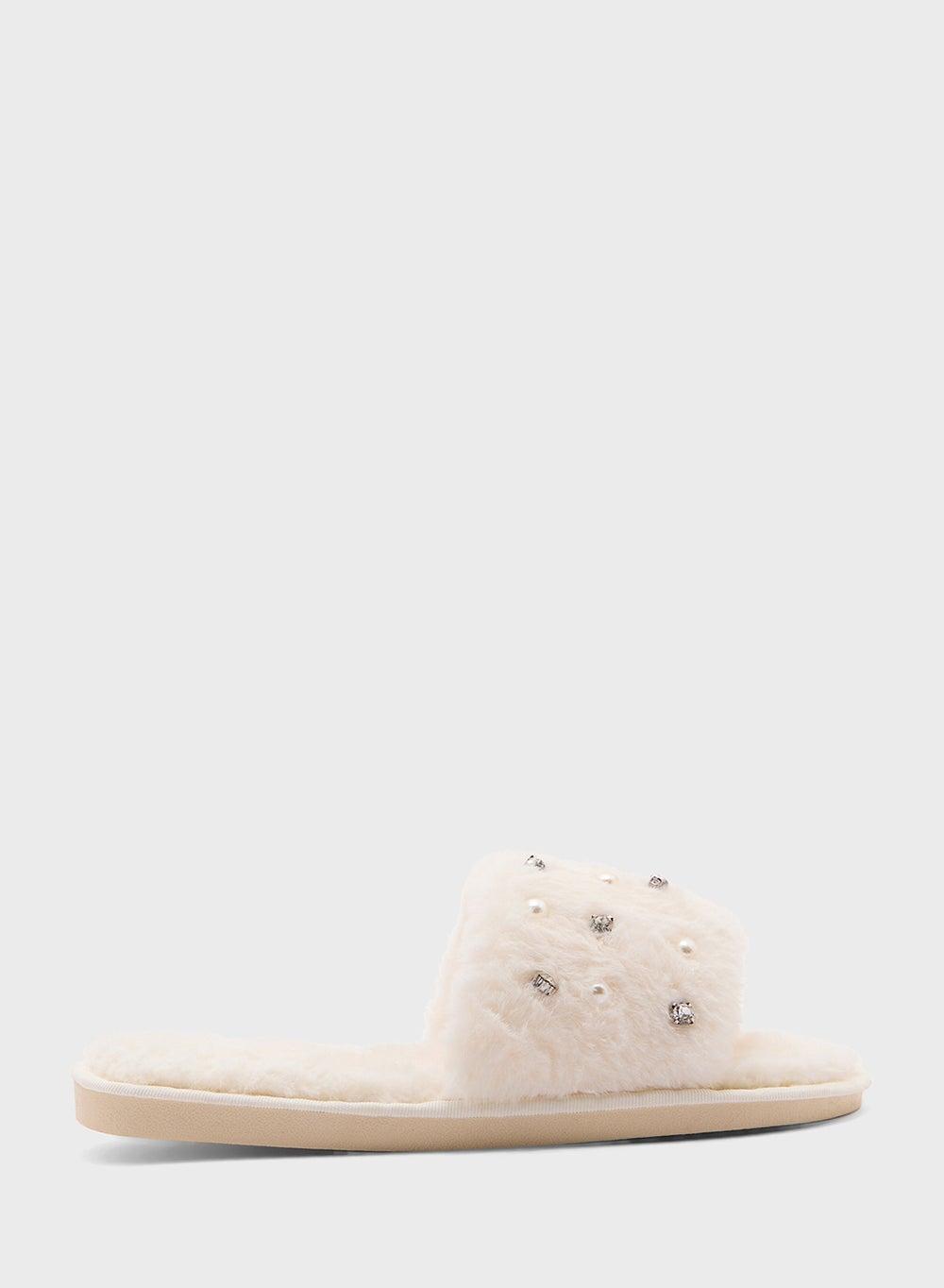 Pearl Diamante 926 Luxe Bedroom Slippers - Image 1