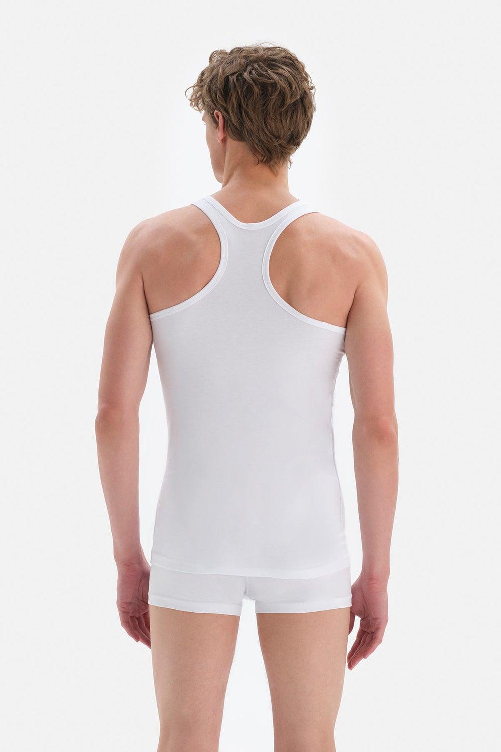Dagi E011000340 U-Neck Cotton Slim Fit Tank - Image 1