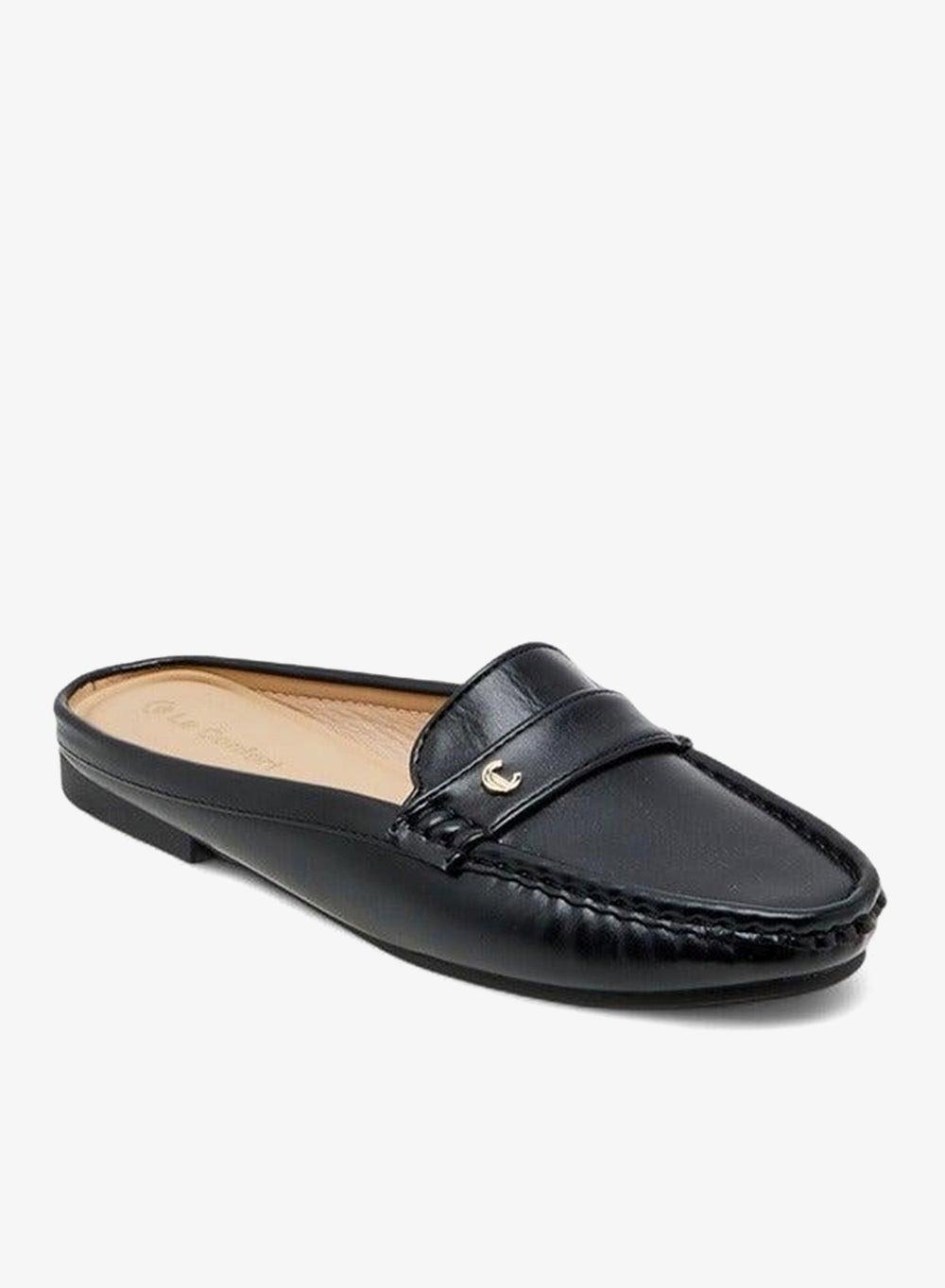 Women's Black Metal Accent Slip-On Mules R25Aw08459 R - Image 1