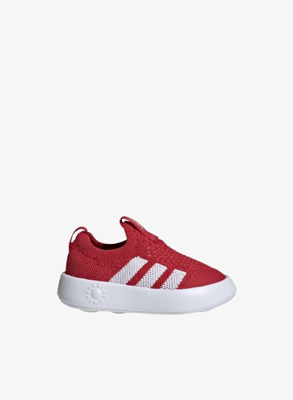 adidas Bubblecomfy I Red Infant Slip-On Sneakers - Image 1