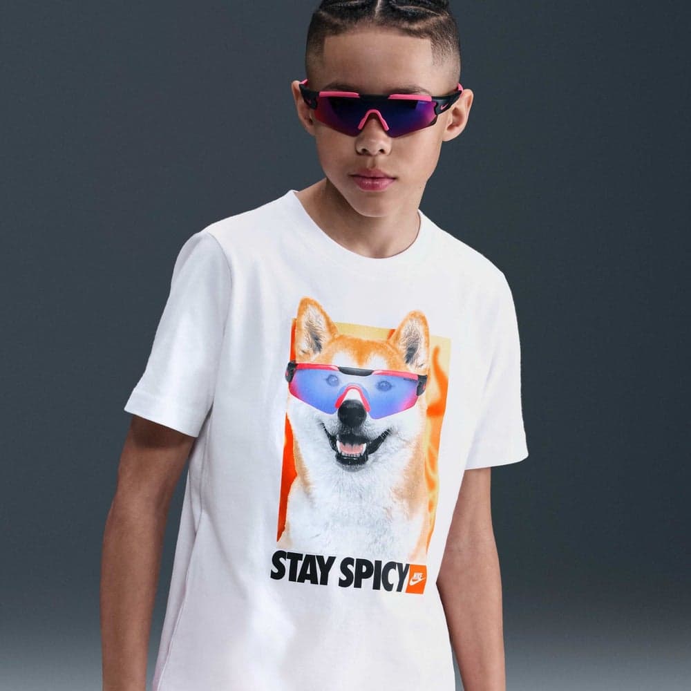 Nike Kids Sportswear Dog Graphic T-Shirt Nkhv5206 - Image 1