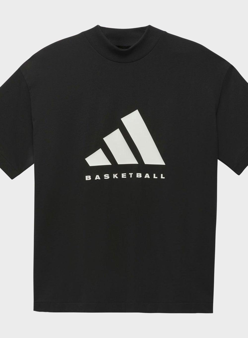 adidas IK0001 Basketball Graphic Cotton T-Shirt Black - Image 1