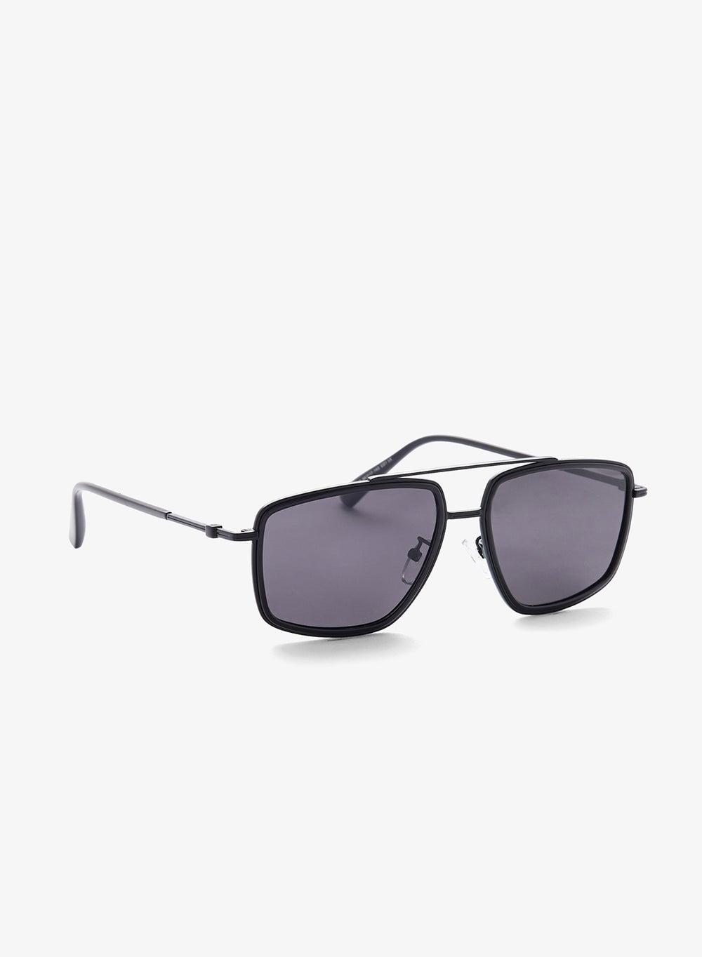 Ti2849 Oversized Polarized Black Sunglasses - Image 1