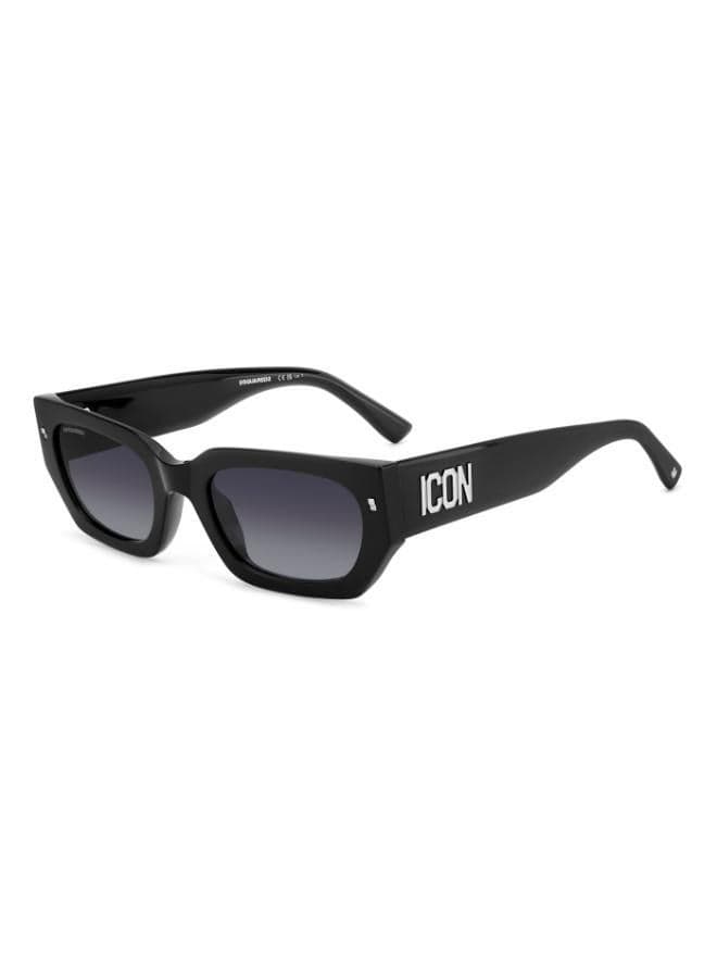 Icon 0017/S Rectangular Dark Grey Sunglasses - Image 1