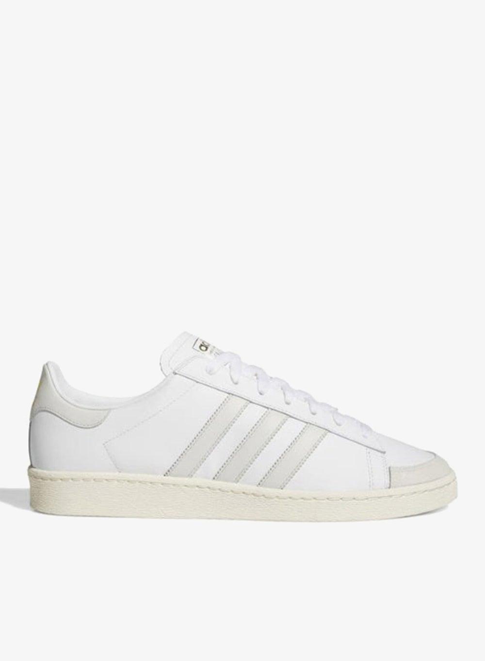 Jabbar Lo White Leather Basketball Sneakers - Image 1