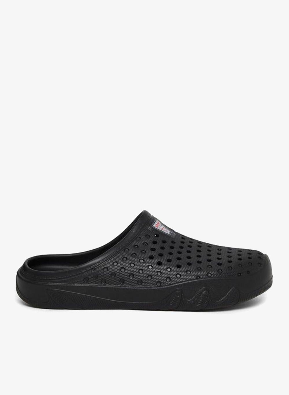 Men’s Black Solid Slip-On Slides - Image 1