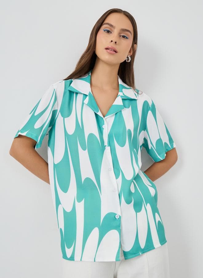 Take Two Graphic Polo Short Sleeve Shirt - Image 1