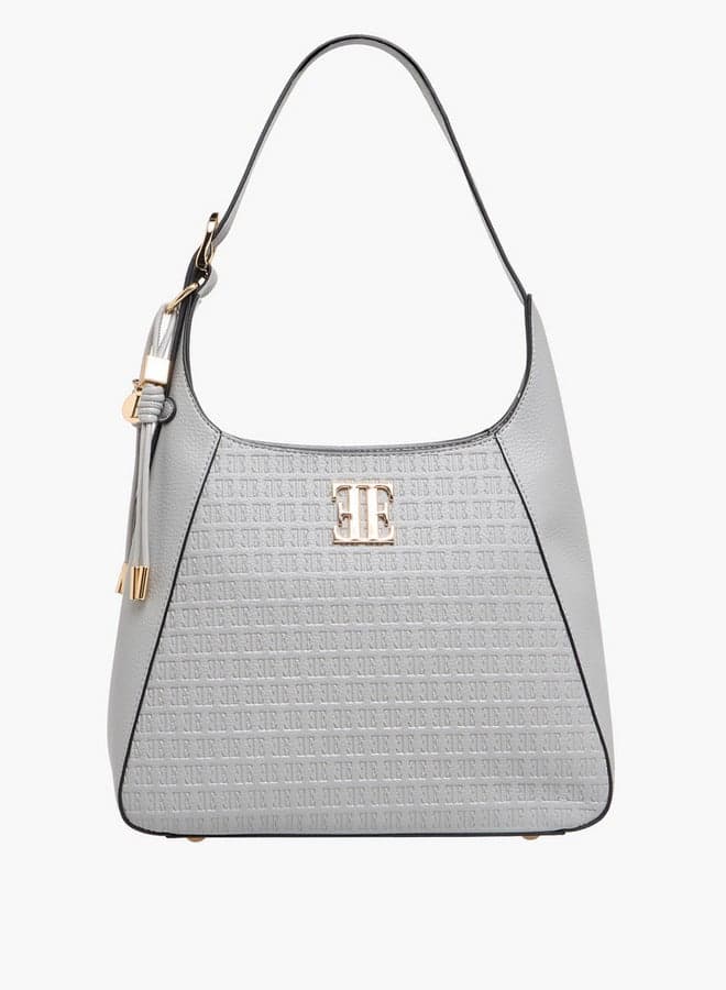 Mtc C73968 Monogram Embossed Blue Shoulder Bag - Image 1
