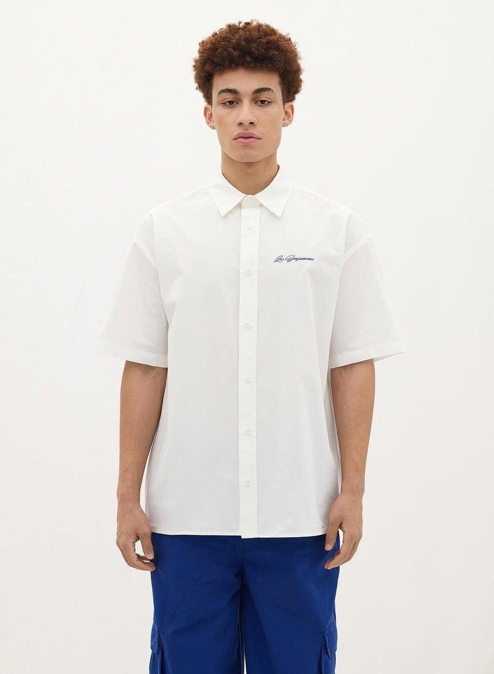 Short Sleeve Shirt 006 Oversized Cotton White - Image 1