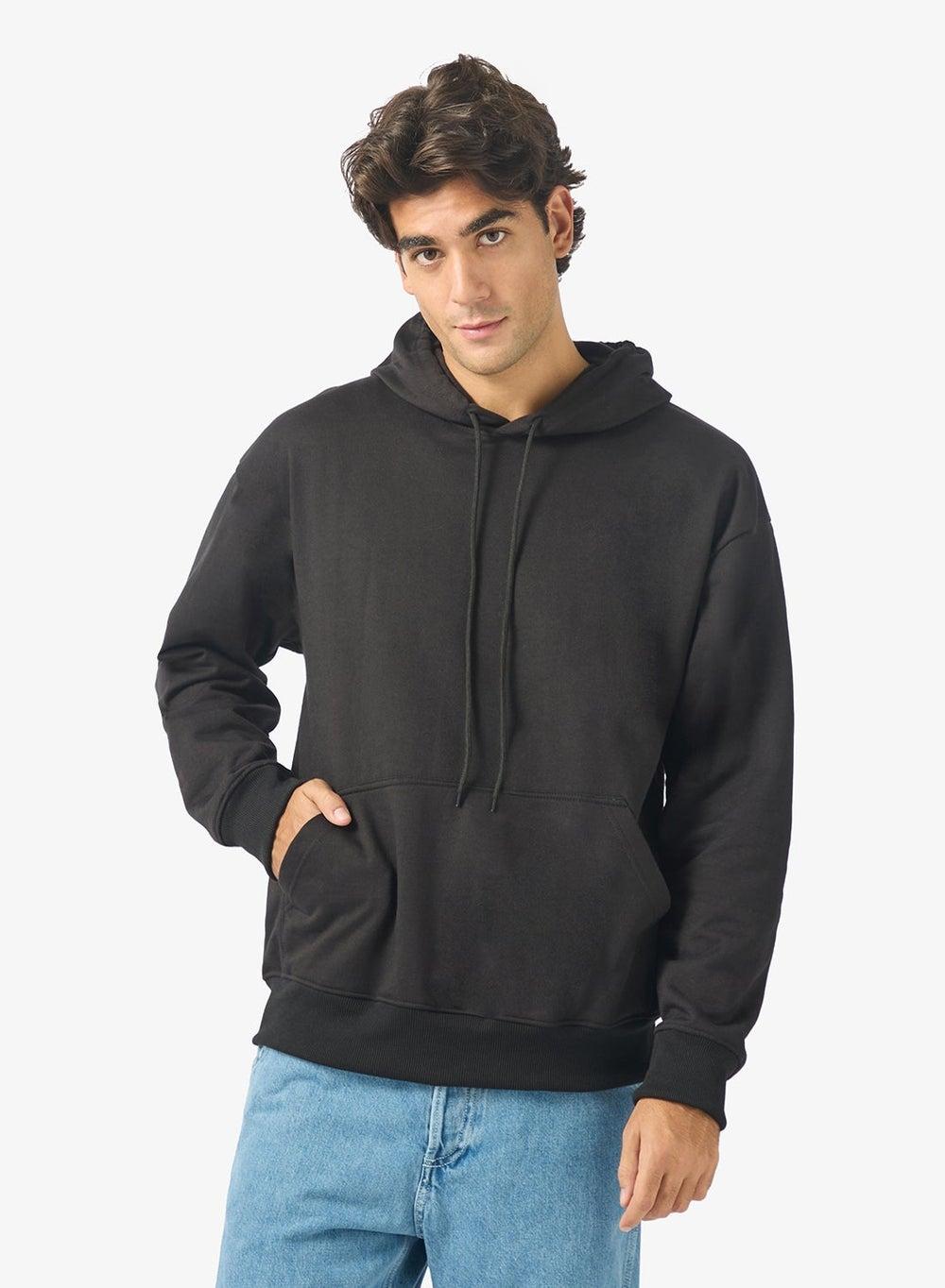 Adnhd76 Graphic Print Black Hoodie - Image 1