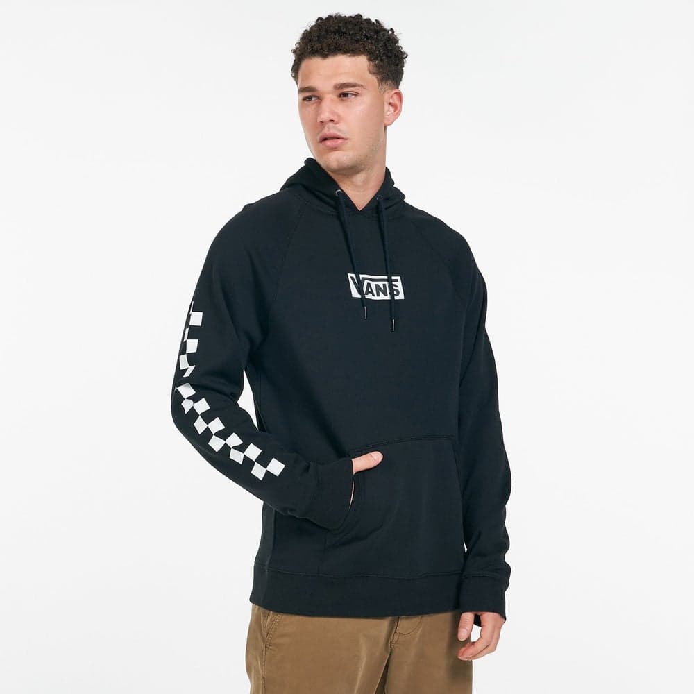 Men’s Versa Standard Hoodie Black Cotton Blend - Image 1