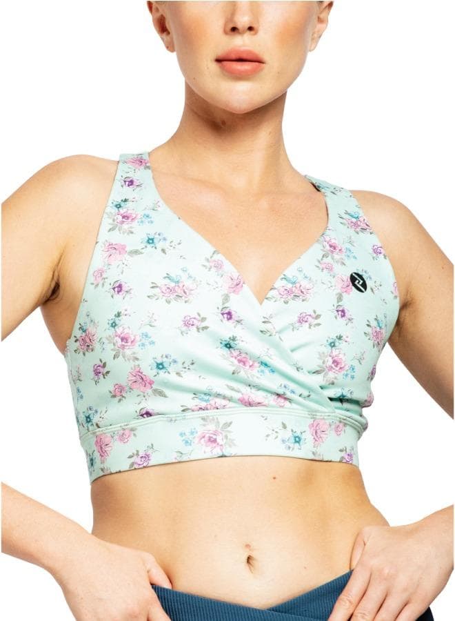 Medium-Support Padded Sports Bra – Sculpted Fit Comfort - Image 1