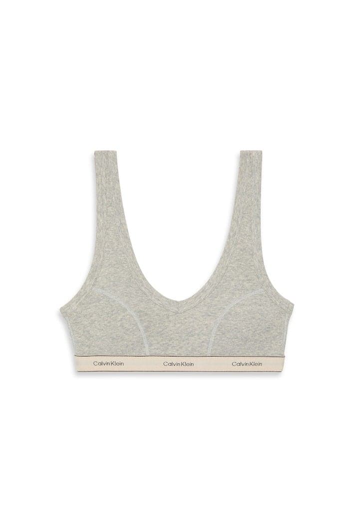 Calvin Klein Lift Bralette Bra Grey Heather Lv00Qf8594P7A - Image 1