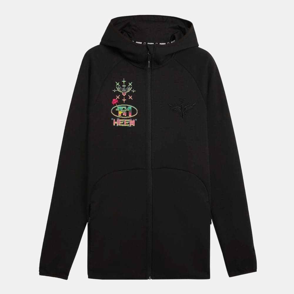 PUMA MELO 1Love Dime Basketball Jacket Black - Image 1