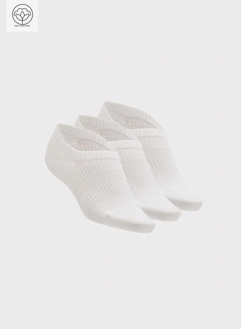 3PK Cotton No Show Trainer Liners Y250525006 - Image 1