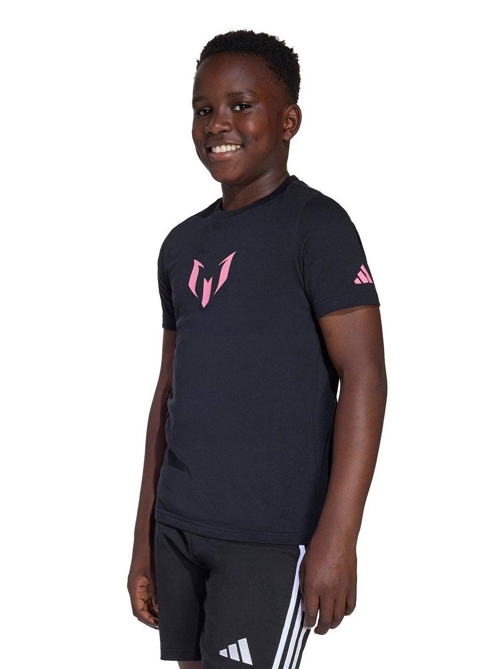 Messi Name & Number Kids Football T-Shirt - Image 1