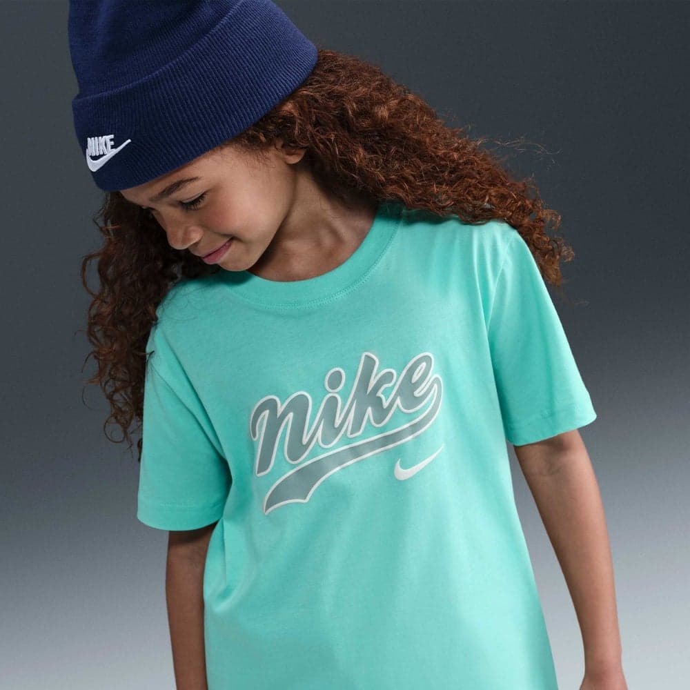 Nike Kids Sportswear Cotton T-Shirt Nkih4309 339 - Image 1