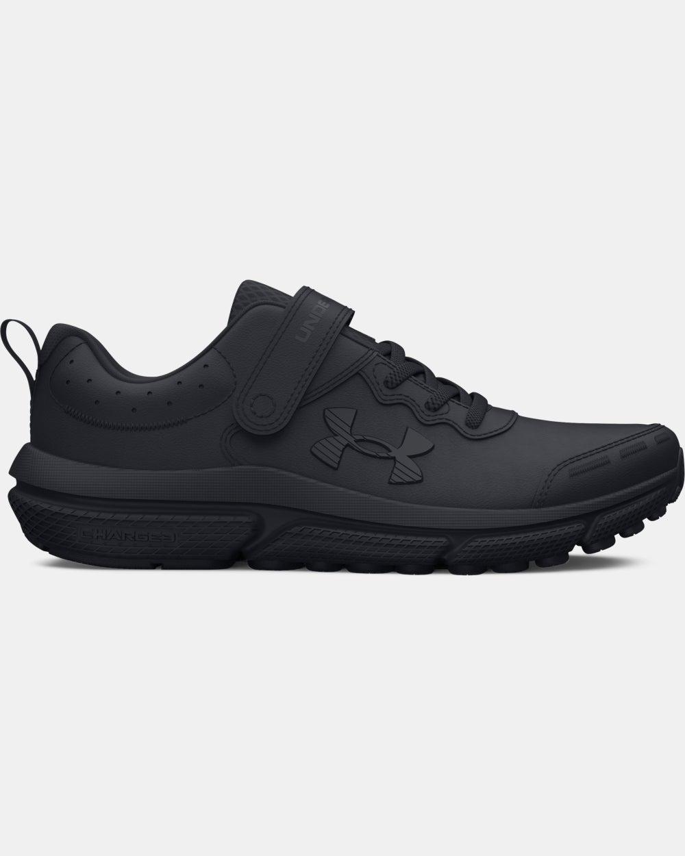 UA Assert 10 AC Kids Running Shoe Black - Image 1