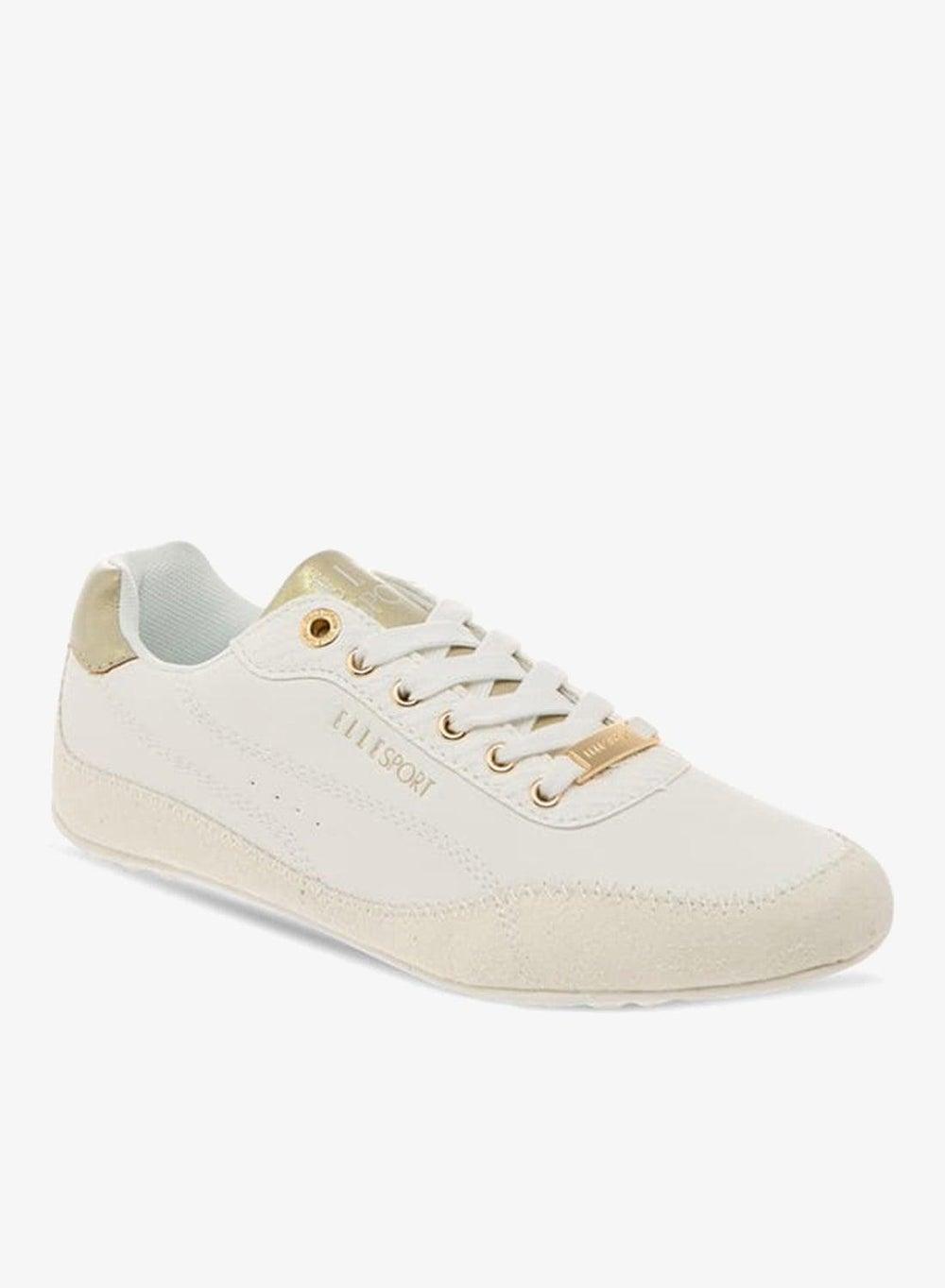 Onexes1013 White Panelled Lace-Up Sneakers - Image 1