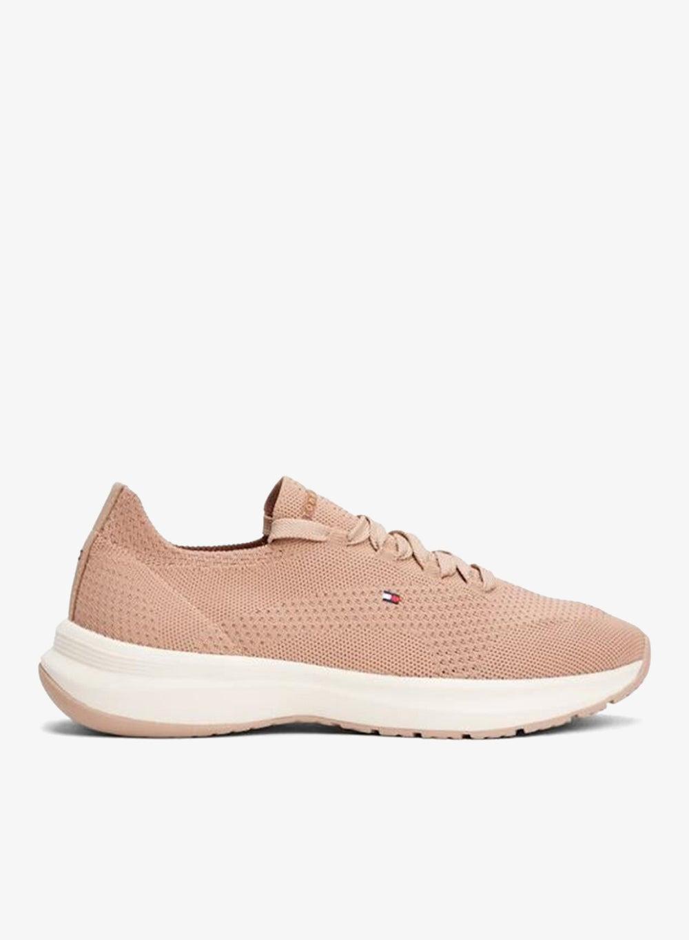 Tommy Hilfiger Knit Runner Suede Lace-Up Sneakers - Image 1