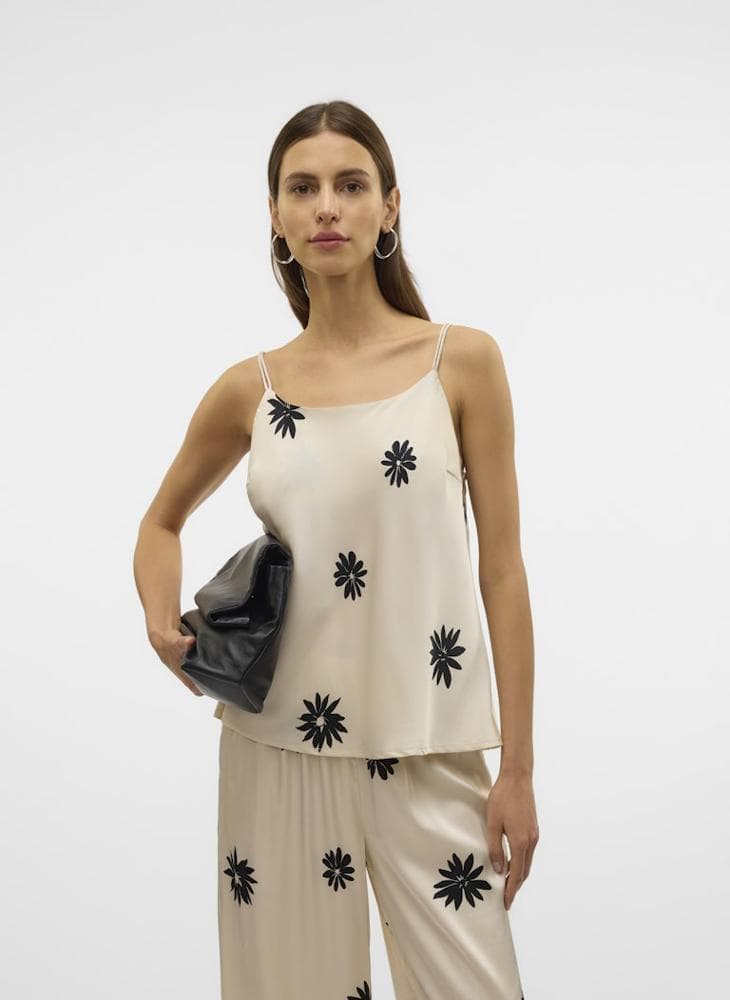 Birch Noma Floral Sleeveless Relaxed Fit Tank Top - Image 1