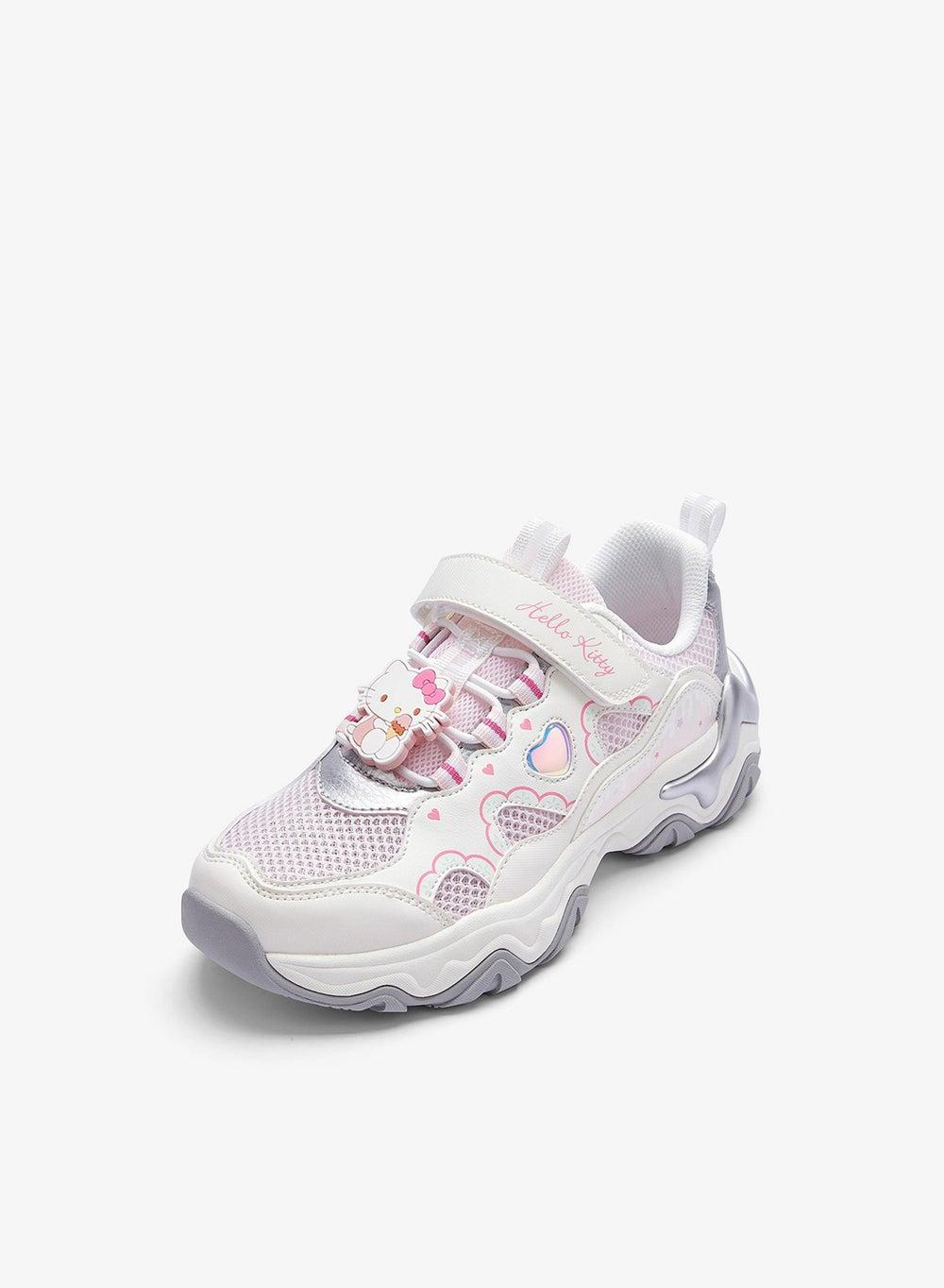Hello Kitty Puff Girls Sneakers Pink White - Image 1