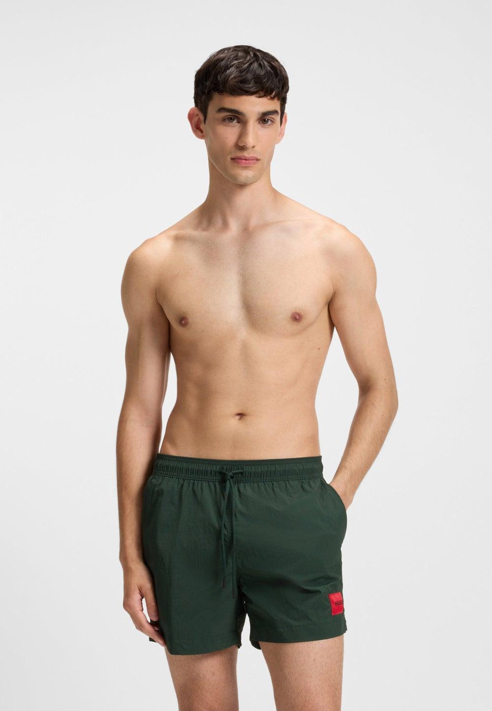 HUGO Quick-Dry Logo Swim Shorts 50493450385 - Image 1