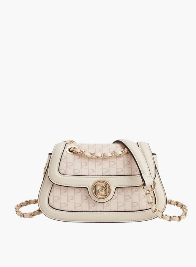 Pink Monogram Crossbody Bag Mtc C73688 Chain Strap - Image 1
