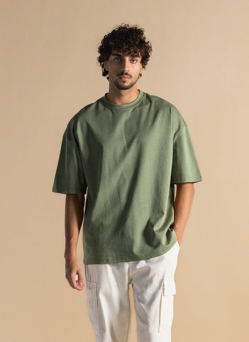 Lightweight Comfort Green T-Shirt – Breathable Casual Fit - Image 1