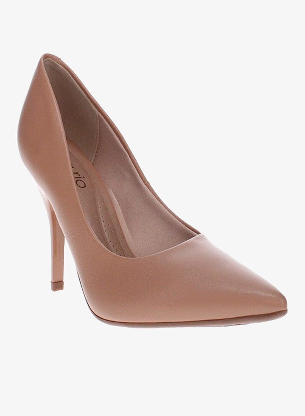 Nude Low Heel Pumps – Classic Office Elegance - Image 1