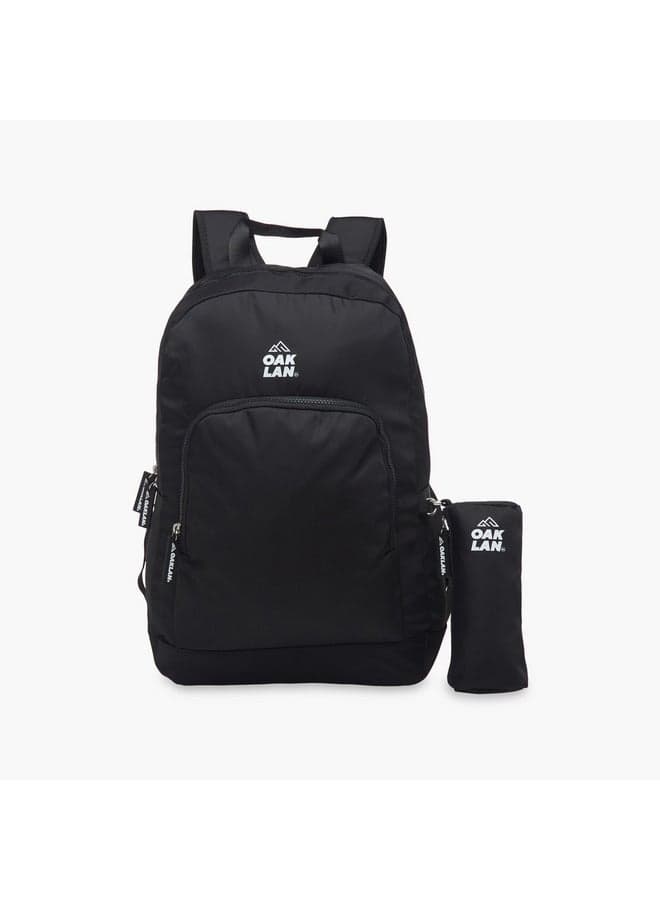 Men’s Logo Print Backpack Jy 202403 with Pouch - Image 1
