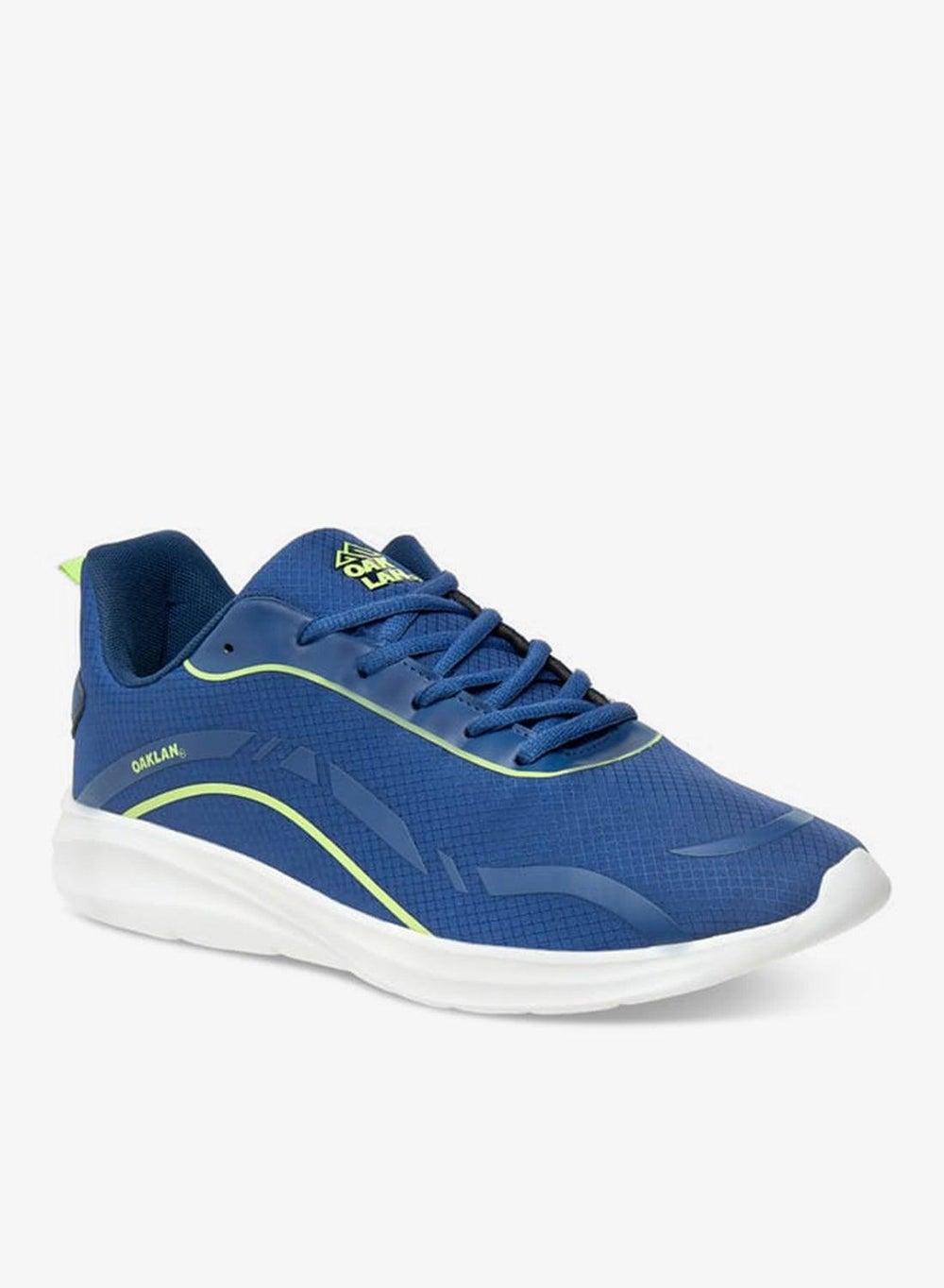 Men’s Navy Mesh Sports Shoes Sx20230303M Lace-Up - Image 1