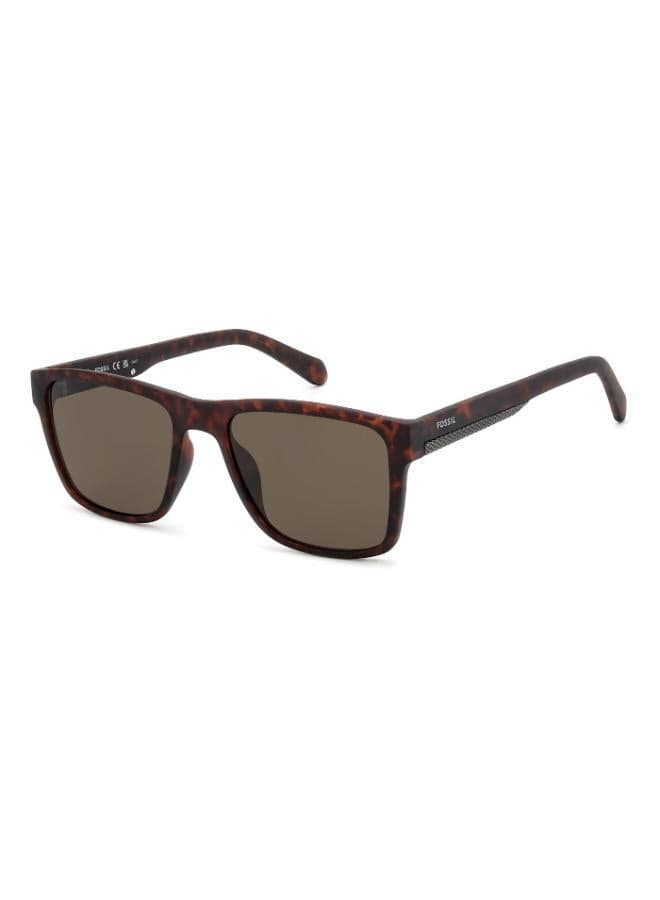 Fos 2155/G/S Square Frame Brown Lens Sunglasses - Image 1