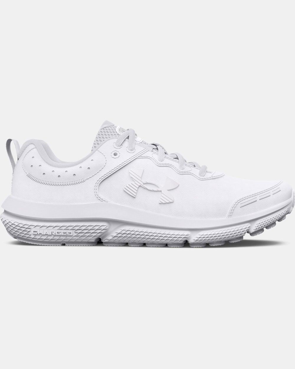UA Assert 10 Kids Running Shoe – White - Image 1