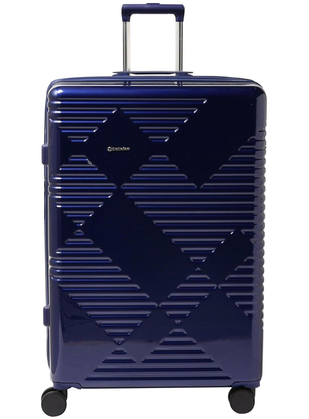 Echolac Extravagant 71cm Expandable Hardcase Trolley Blue - Image 1