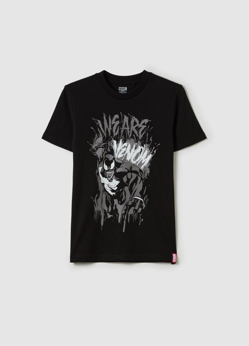 Boys Venom Graphic Cotton T-Shirt Classic Fit - Image 1