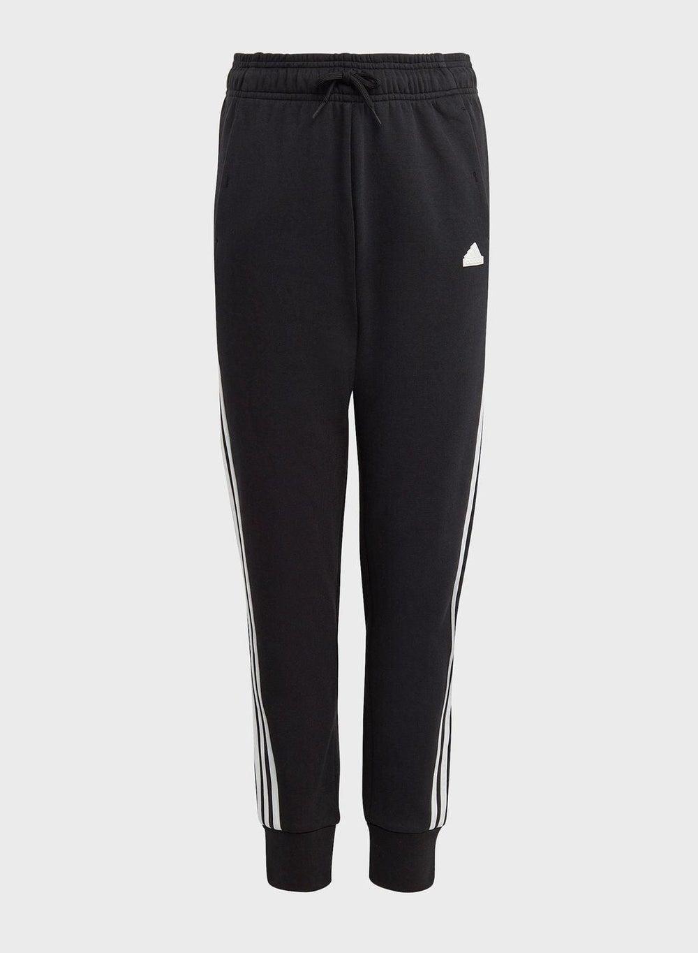 adidas G Fi 3S Pt Black Training Pants 7-8Y Girls - Image 1