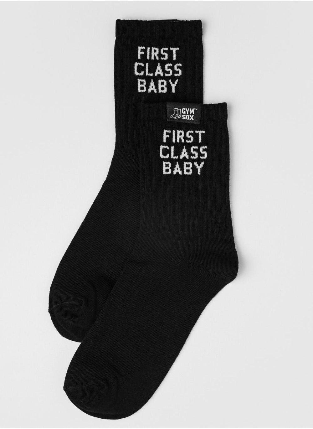 First Class Baby Graphic Cotton Blend Socks 2 Pack - Image 1